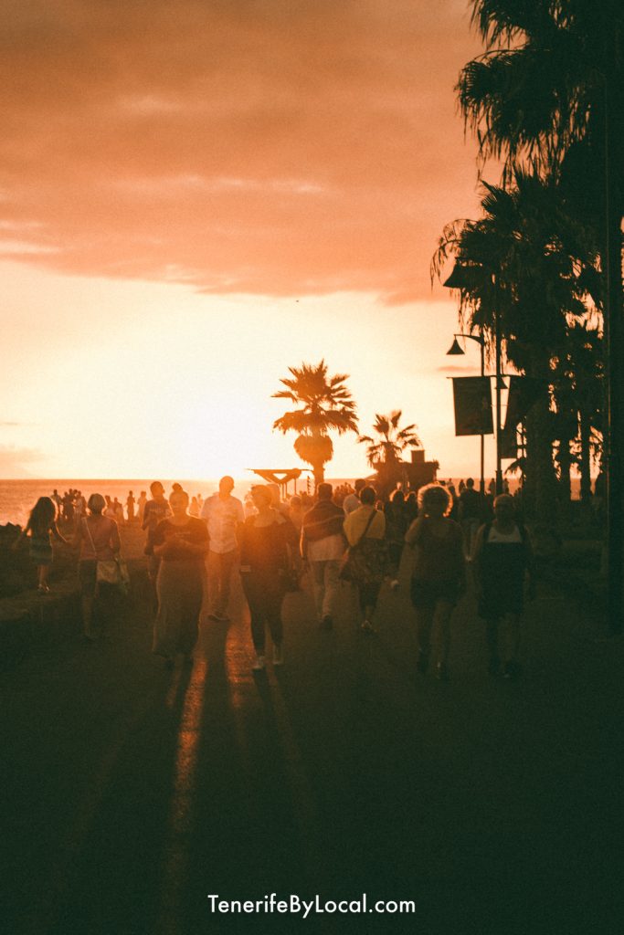 sunset in Tenerife